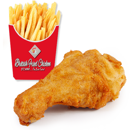 1 Piece Chicken & Fries