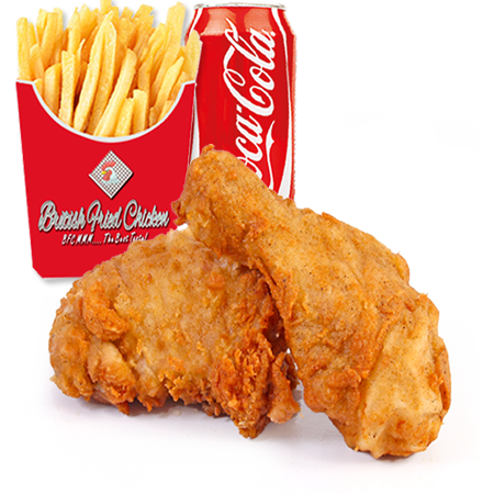 2 Pieces Chicken Meal