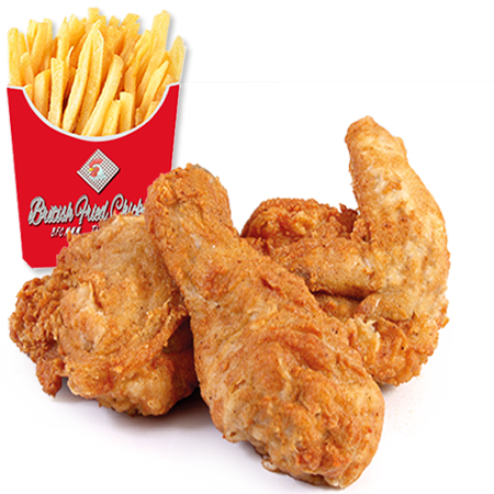 3 Pieces Chicken and Fries