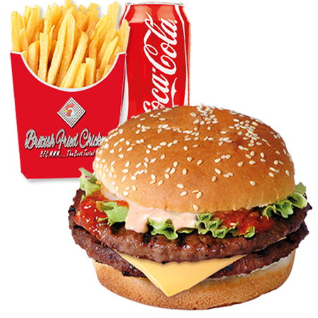 Half Pounder Burger Meal