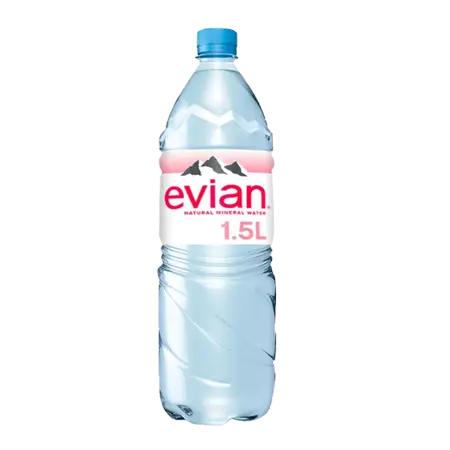 Evian Water Bottle 1.5L
